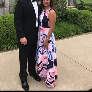 Nicole Miller high-low gown worn once